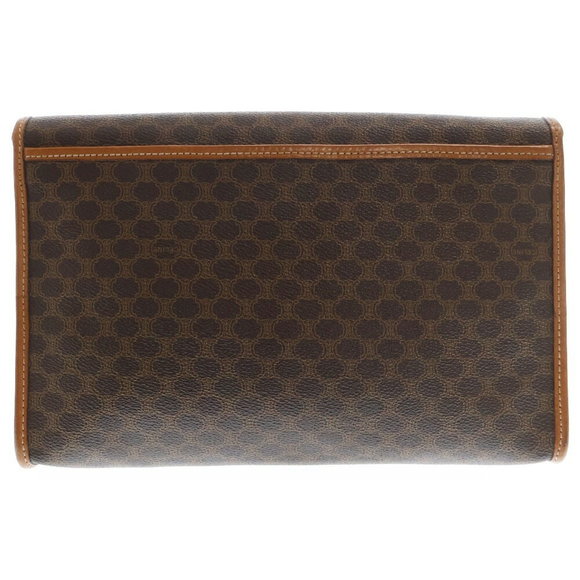 Celine Macadam Brown Clutch Bag - Picture 1 of 5